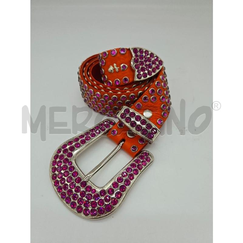 CINTURA DONNA KIPPYS ARANCIO STRASS | Mercatino dell'Usato Arcore 1