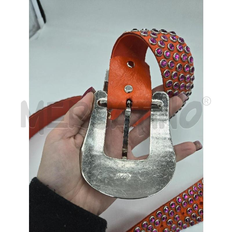 CINTURA DONNA KIPPYS ARANCIO STRASS | Mercatino dell'Usato Arcore 4