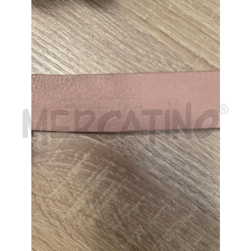 CINTURA DONNA MOSCHINO ROSA TG 42 | Mercatino dell'Usato Arcore 4