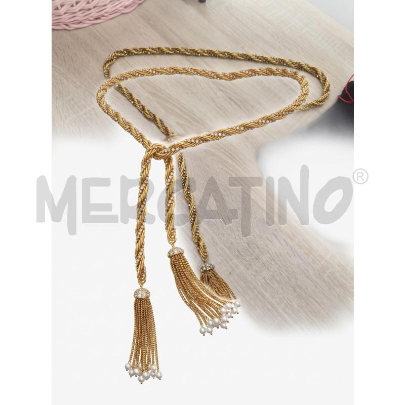 CINTURA DONNA VALENTINO CATENA ANNI 80 | Mercatino dell'Usato Arcore 1