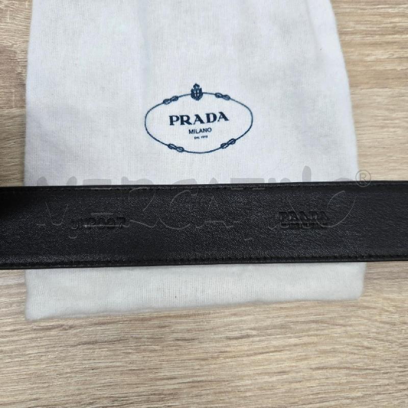 CINTURA PRADA PELLE NERO BALTICO 90CM | Mercatino dell'Usato Arcore 3