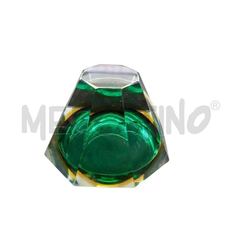 CIOTOLA VETRO SOMMERSO VERDE 12 CM  | Mercatino dell'Usato Arcore 3