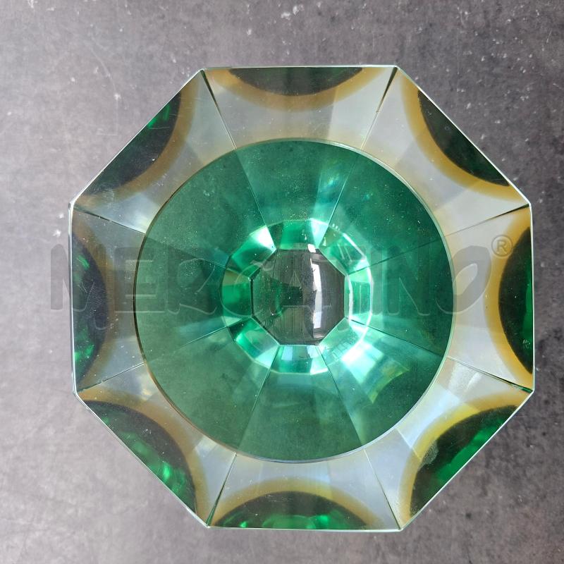CIOTOLA VETRO SOMMERSO VERDE 12 CM  | Mercatino dell'Usato Arcore 4