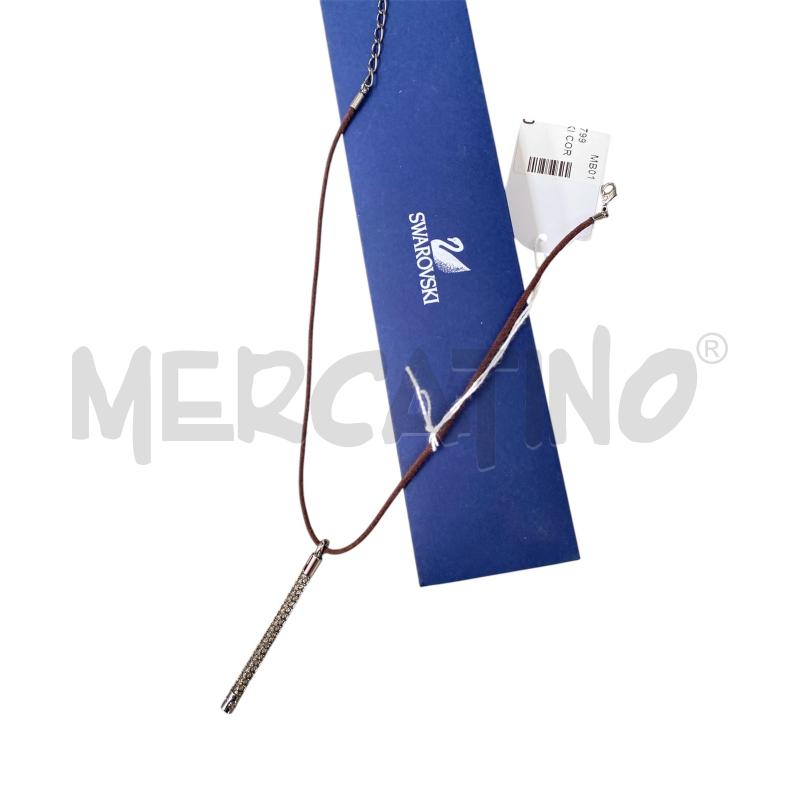 COLLANA SWAROVSKI CORDINO E CIONDOLO BRILLANTINI  | Mercatino dell'Usato Arcore 1