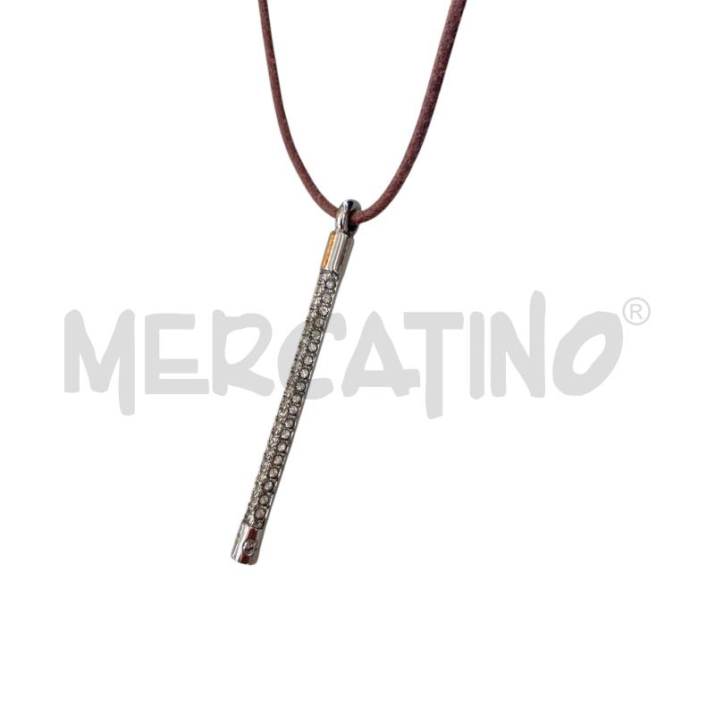 COLLANA SWAROVSKI CORDINO E CIONDOLO BRILLANTINI  | Mercatino dell'Usato Arcore 2
