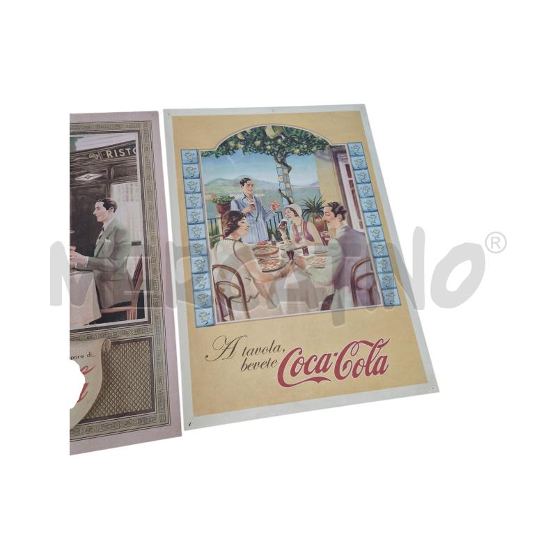 COLLEZIONE 3 STAMPE COCA COLA ANNI 80 70X100 CM  | Mercatino dell'Usato Arcore 2