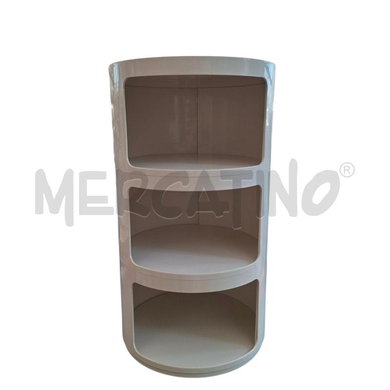 COMODINO KARTELL 3 CASSETTI BIANCO | Mercatino dell'Usato Arcore 2