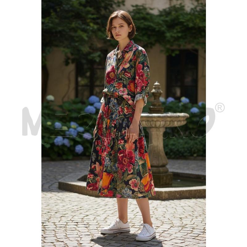COMPLETO DONNA ALBERTO ASPESI  FIORI SETA TG 46 | Mercatino dell'Usato Arcore 1