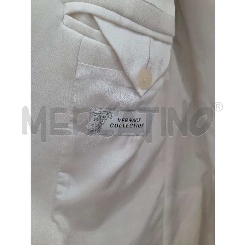 COMPLETO UOMO VERSACE COLLECTION BIANCO LATTE TG 48 | Mercatino dell'Usato Arcore 4
