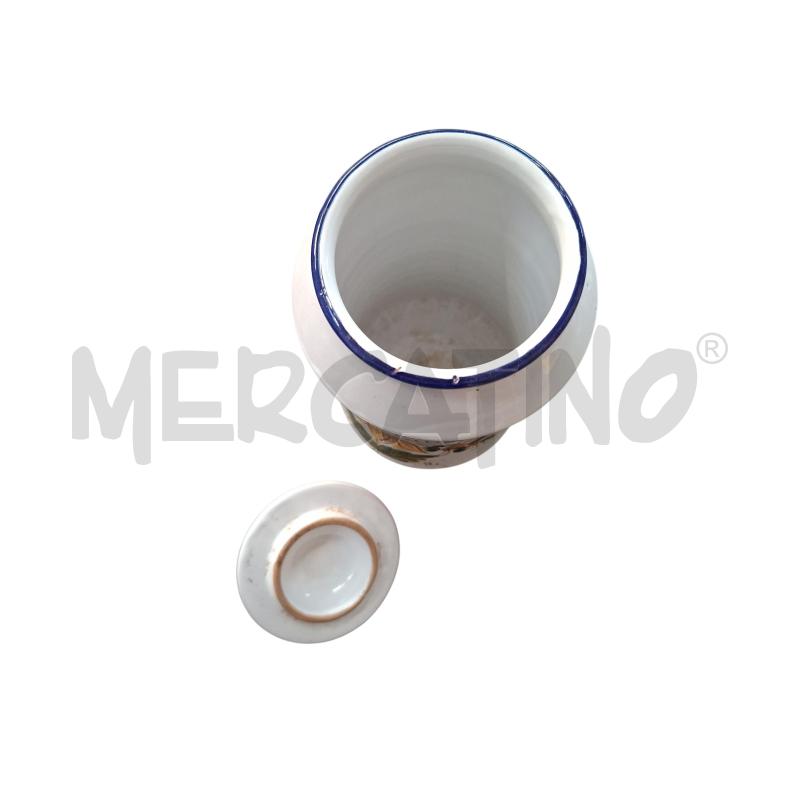 CONTENITORE EUPHORBIUM CERAMICA DERUTA  | Mercatino dell'Usato Arcore 4