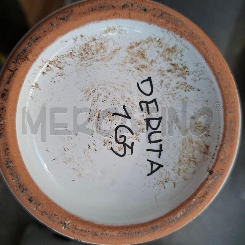 CONTENITORE EUPHORBIUM CERAMICA DERUTA  | Mercatino dell'Usato Arcore 5
