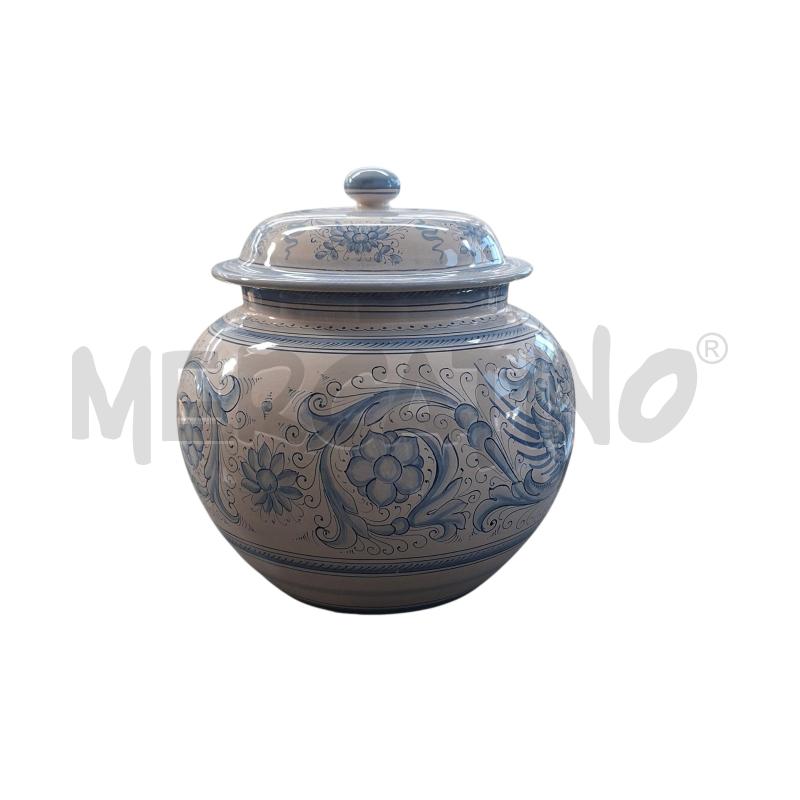 CONTENITORE MARCUCCI DERUTA DISEGNO BLU  | Mercatino dell'Usato Arcore 1