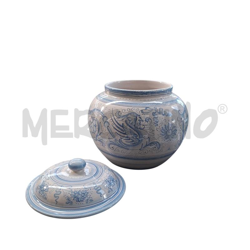 CONTENITORE MARCUCCI DERUTA DISEGNO BLU  | Mercatino dell'Usato Arcore 3