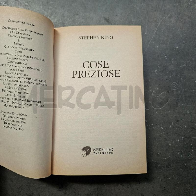 COSE PREZIOSE STEPHEN KING | Mercatino dell'Usato Arcore 4