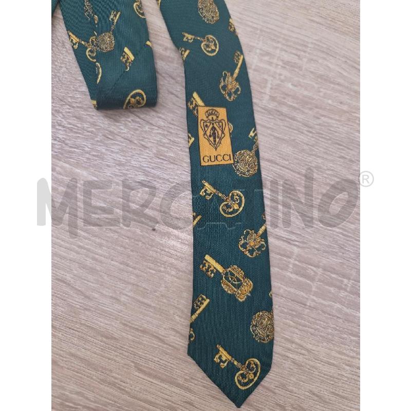 CRAVATTA VERDE  GUCCI FANTASIA | Mercatino dell'Usato Arcore 2