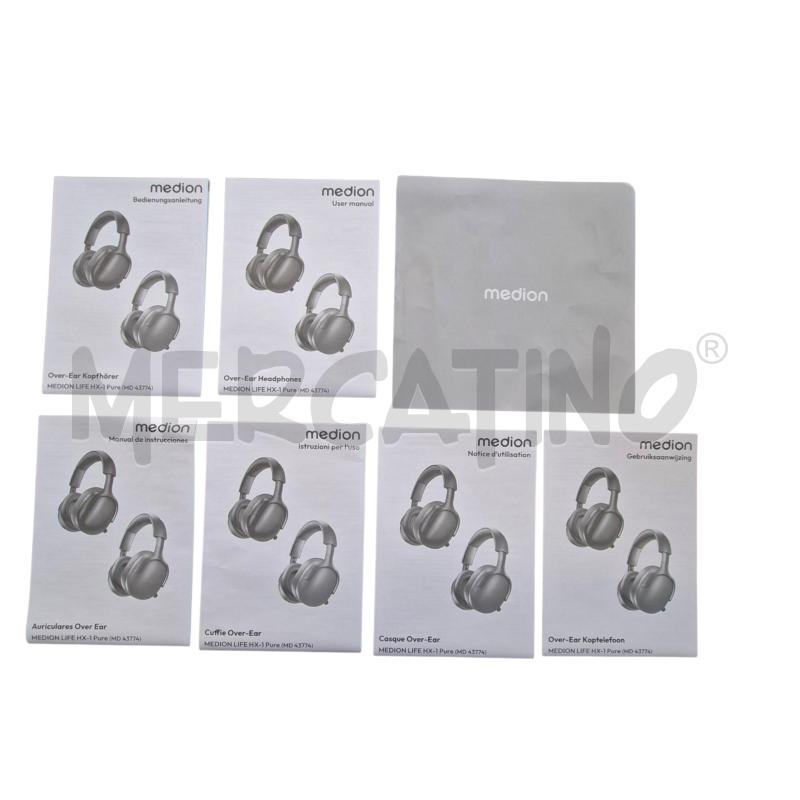 CUFFIE MEDION VERDI CON SCATOLA E ACCESSORI | Mercatino dell'Usato Arcore 2