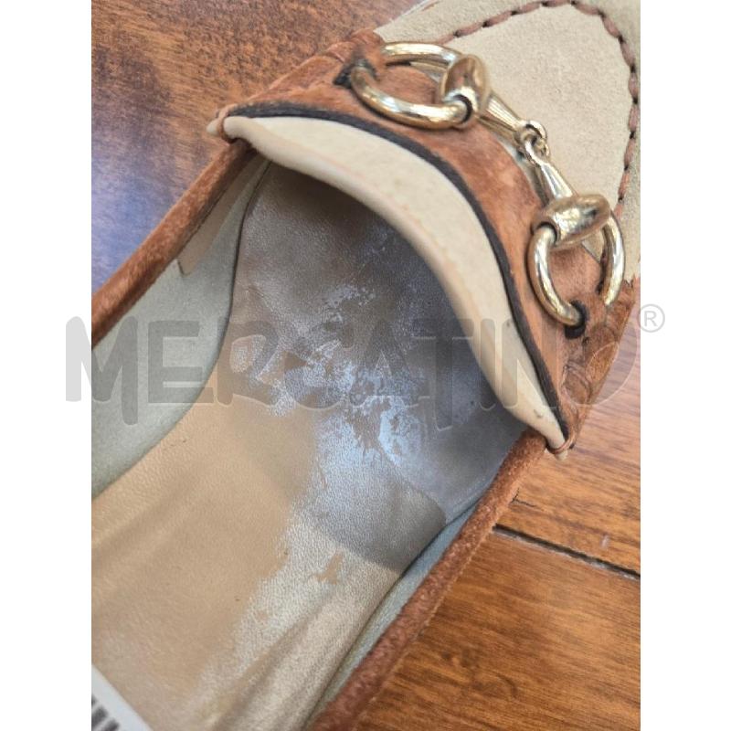 DECOLLETE GUCCI CAMOSCIO BEIGE | Mercatino dell'Usato Arcore 4