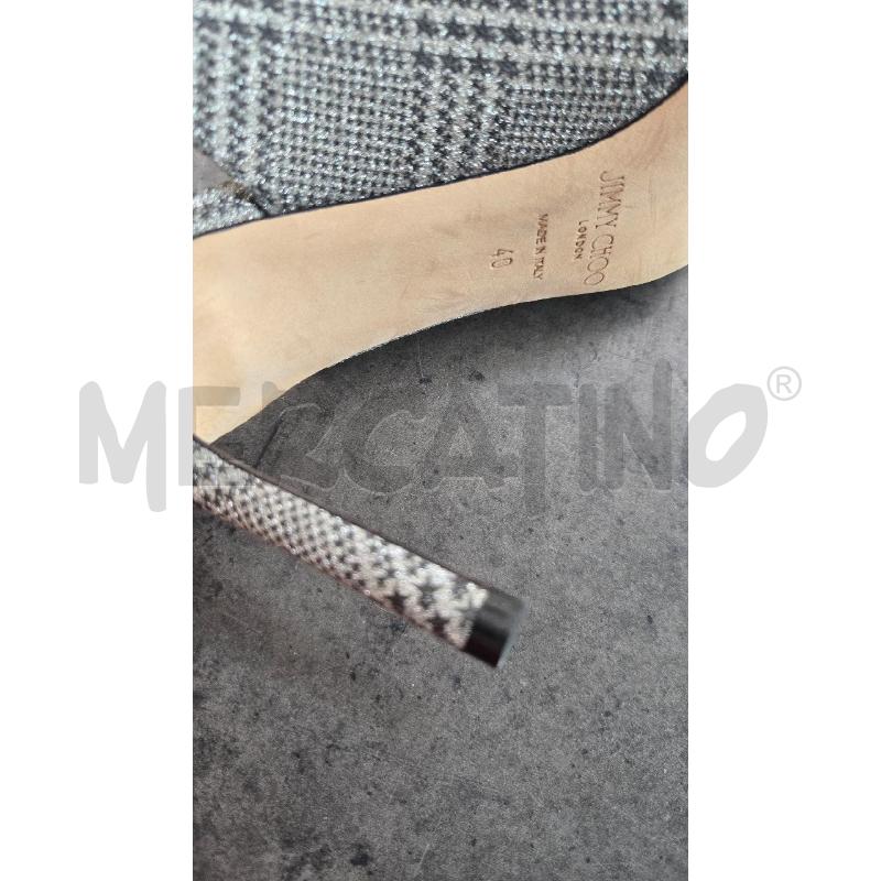DECOLLETE JIMMY CHOO GRGIO LUREX N 40 | Mercatino dell'Usato Arcore 4