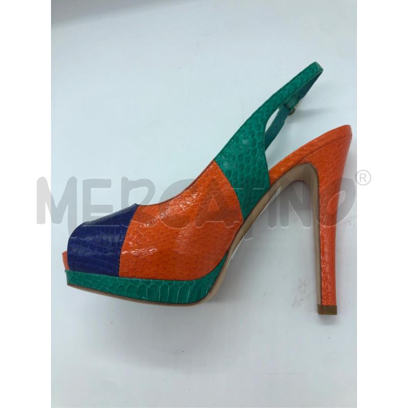 DECOLLETE SLIGBACK LUCIANO BARACHINI MULTICOLOR | Mercatino dell'Usato Arcore 3