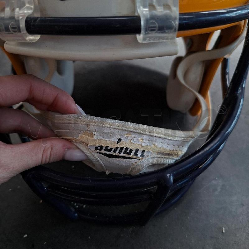 DECORAZIONE CASCO FOOTBALL LSU SCHUTT GIALLO VIOLA  | Mercatino dell'Usato Arcore 5