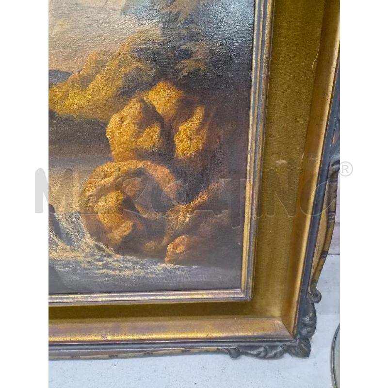DIPINTO OLIO SU TELA SCENA FLUVIALE RISALENTE AL XX SECOLO | Mercatino dell'Usato Arcore 2