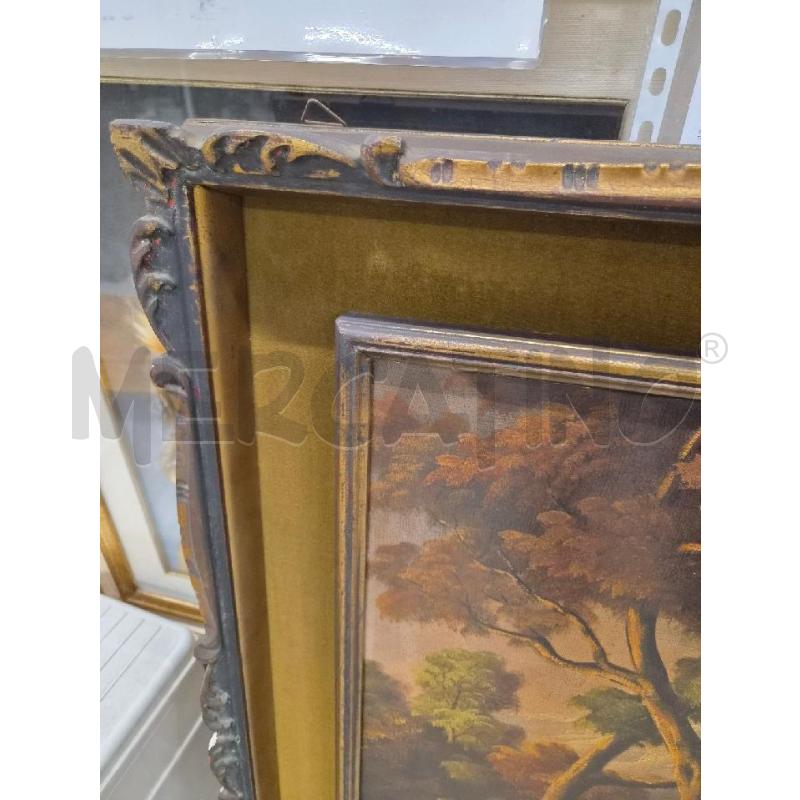DIPINTO OLIO SU TELA SCENA FLUVIALE RISALENTE AL XX SECOLO | Mercatino dell'Usato Arcore 4