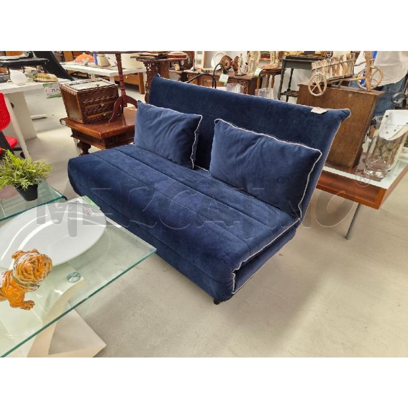 DIVANO LETTO BLU MAYSON DU MONDE | Mercatino dell'Usato Arcore 1