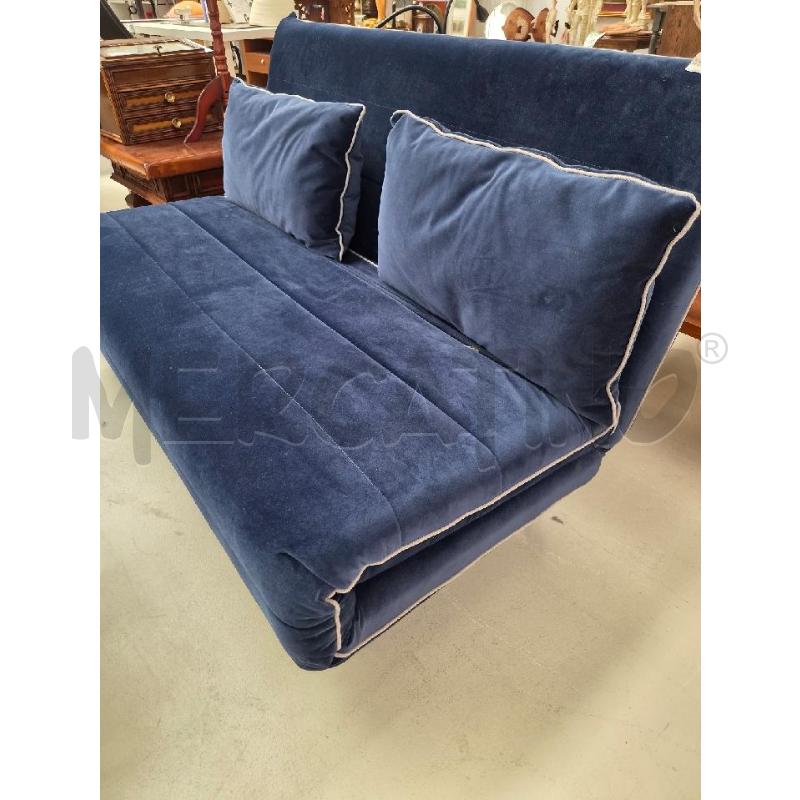 DIVANO LETTO BLU MAYSON DU MONDE | Mercatino dell'Usato Arcore 2