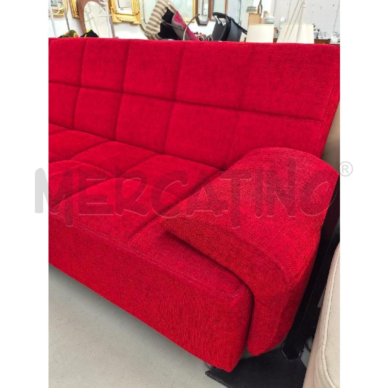 DIVANO ROSSO LETTO  | Mercatino dell'Usato Arcore 2