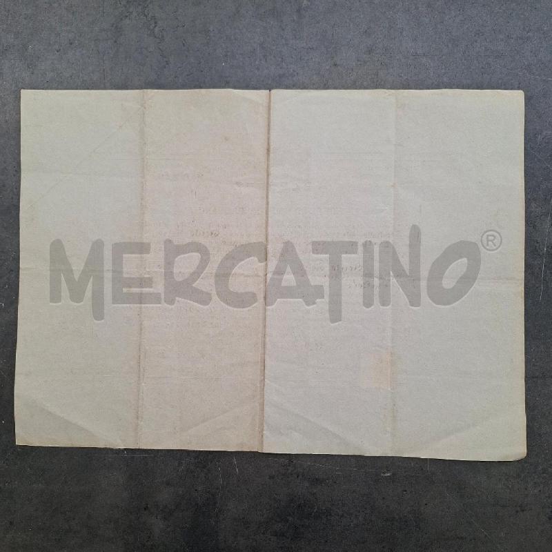 DOCUMENTO PATENTE VINTAGE | Mercatino dell'Usato Arcore 4