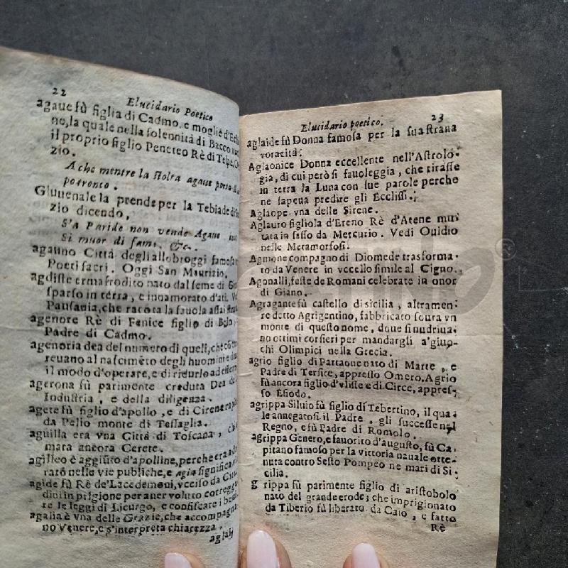 ELUCIDARIO POETICO GIROLAMO BRUSONI | Mercatino dell'Usato Arcore 2