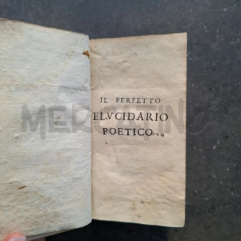 ELUCIDARIO POETICO GIROLAMO BRUSONI | Mercatino dell'Usato Arcore 5
