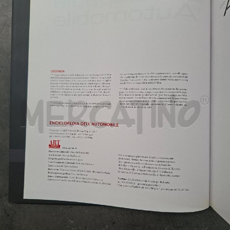 ENCICLOPEDIA DELL'AUTOMOBILE IN 8 VOLUMI COMPLETA | Mercatino dell'Usato Arcore 4