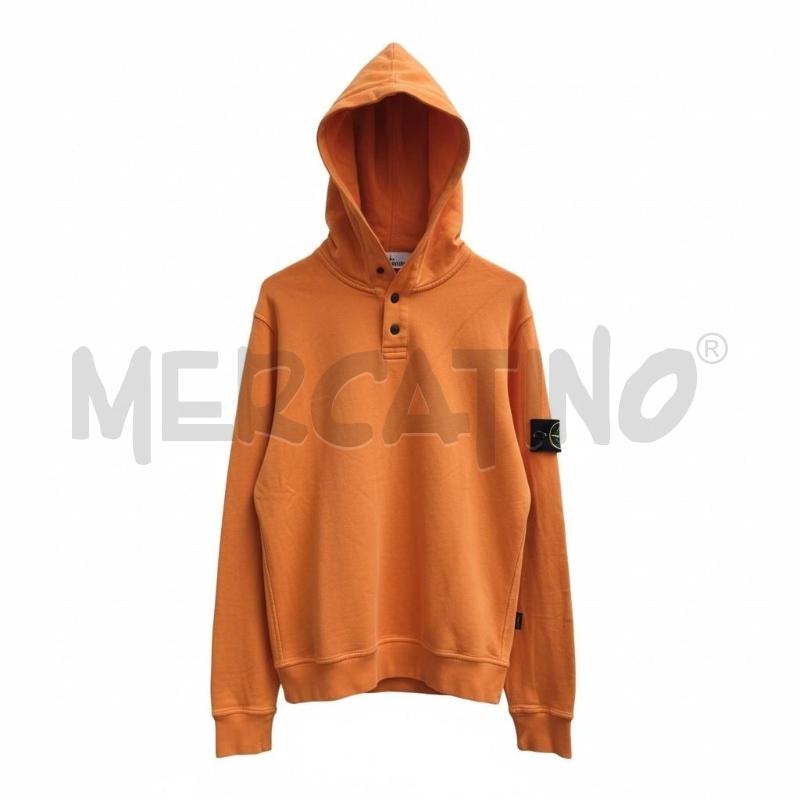 FELPA UOMO STONE ISLAND ARANCIONE TG M | Mercatino dell'Usato Arcore 1