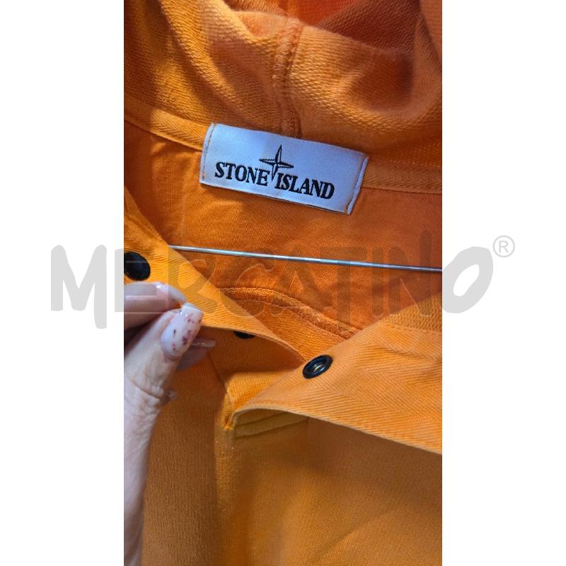 FELPA UOMO STONE ISLAND ARANCIONE TG M | Mercatino dell'Usato Arcore 2