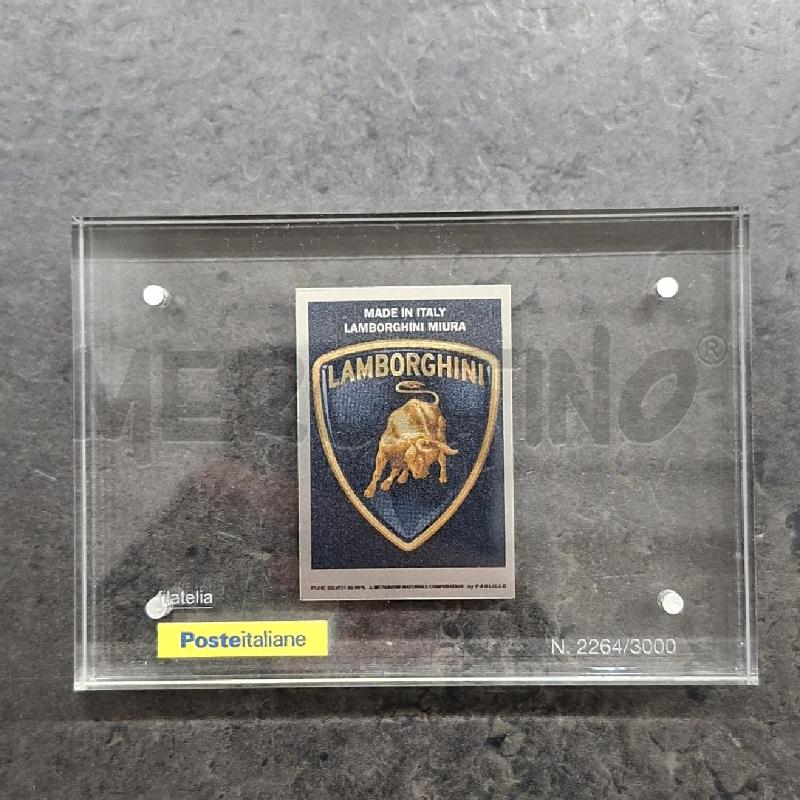 FERMA CARTE POSTE ITALIANE FILATELIA LAMBORGHINI 3000 | Mercatino dell'Usato Arcore 2