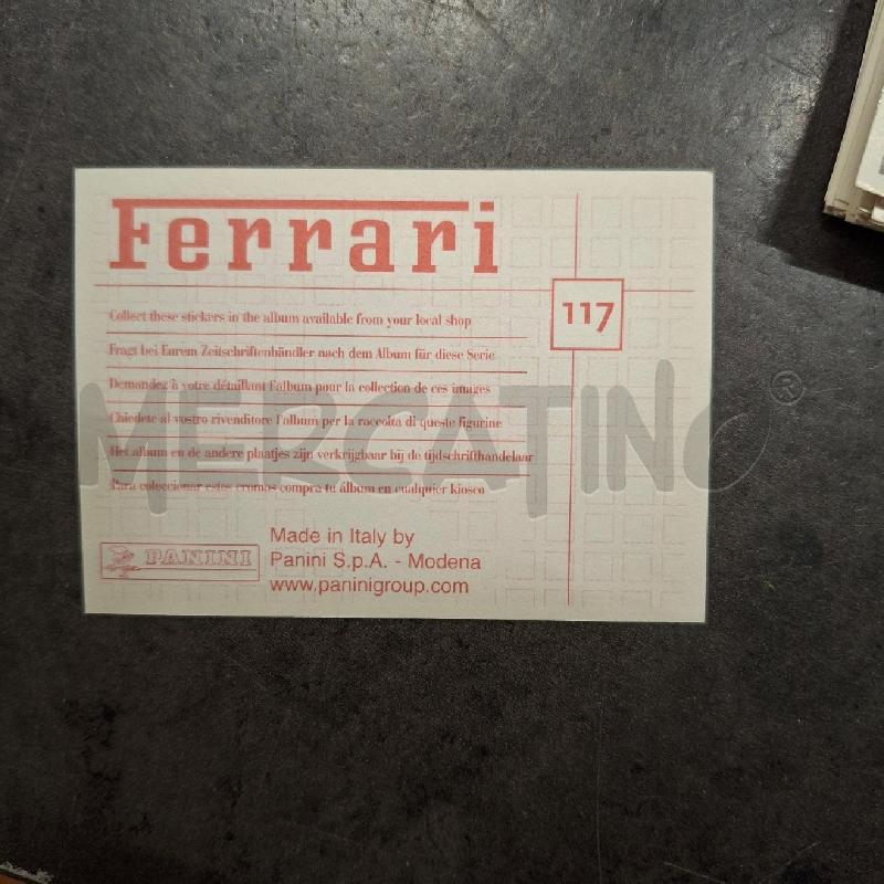 FIGURINE PANINI FERRARI  | Mercatino dell'Usato Arcore 2