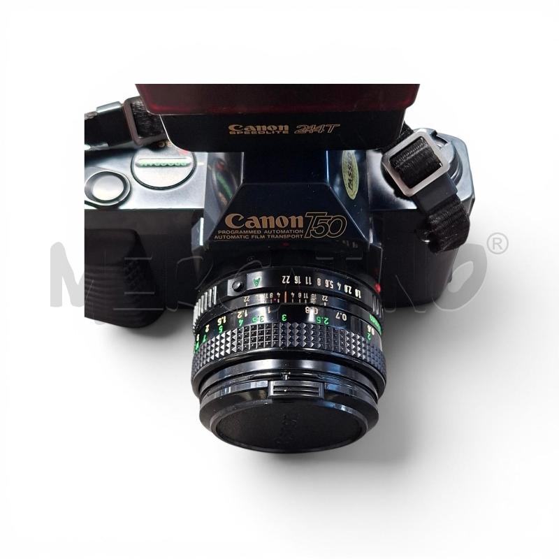 FOTOCAMERA CANON T50 + FLASH | Mercatino dell'Usato Arcore 2
