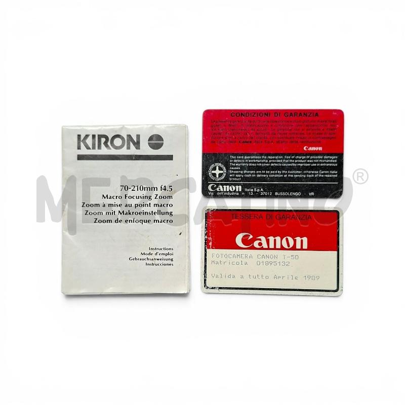 FOTOCAMERA CANON T50 + FLASH | Mercatino dell'Usato Arcore 4