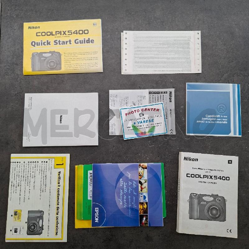 FOTOCAMERA NIKON COOLPIX 5400  | Mercatino dell'Usato Arcore 3