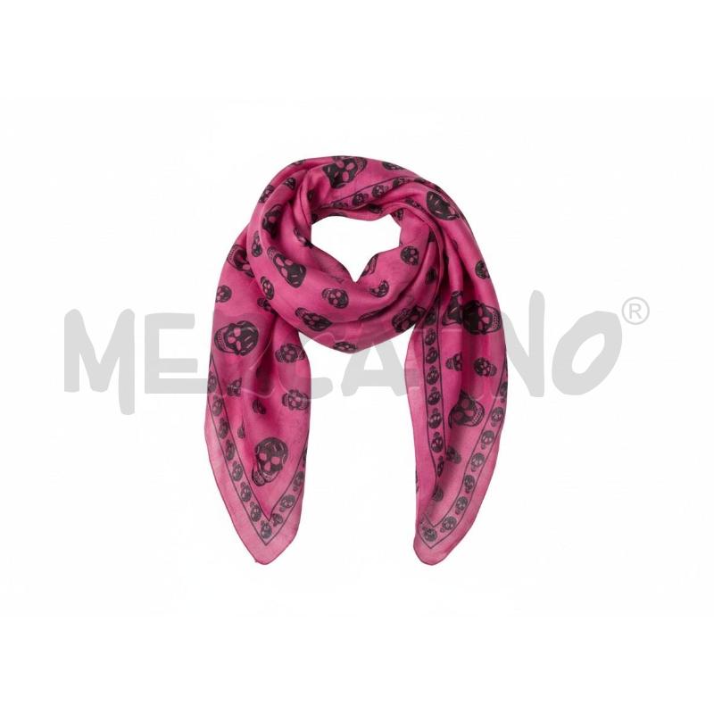 FOULARD ALEXANDER MCQUEEN FUCSIA | Mercatino dell'Usato Arcore 1