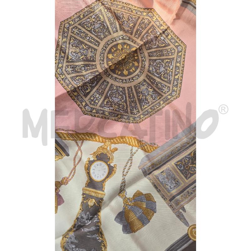 FOULARD ETRÒ ROSA GRIGIO SETA  | Mercatino dell'Usato Arcore 3