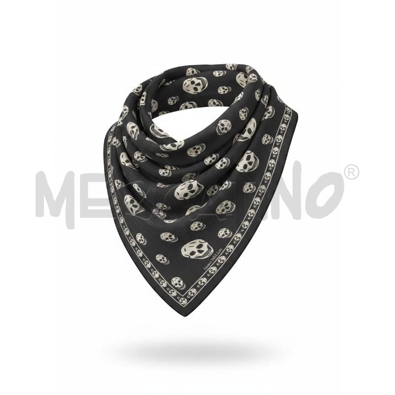 FOULARD MCQUEEN NERO | Mercatino dell'Usato Arcore 1