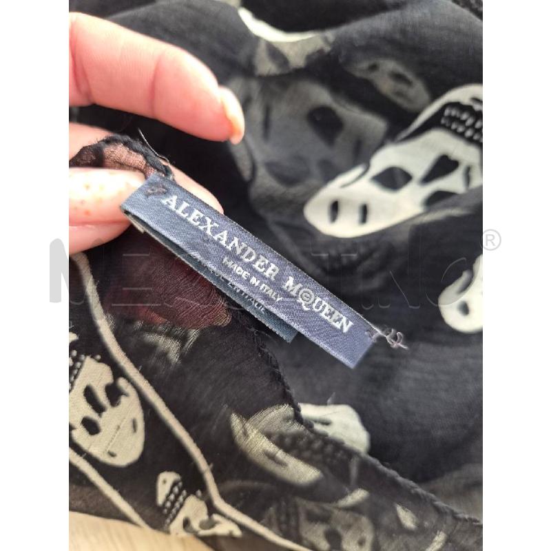 FOULARD MCQUEEN NERO | Mercatino dell'Usato Arcore 4