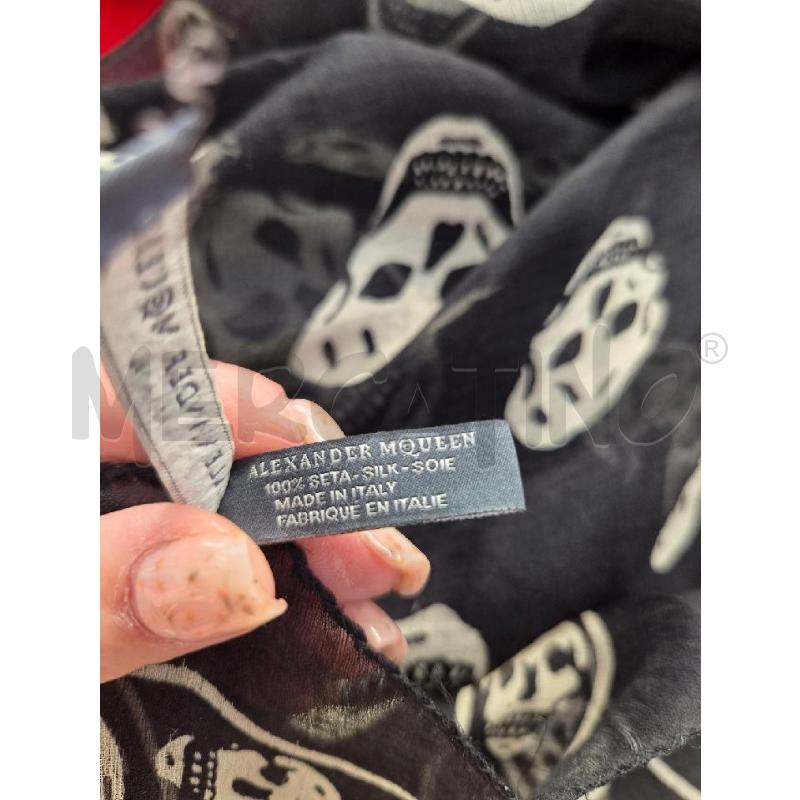 FOULARD MCQUEEN NERO | Mercatino dell'Usato Arcore 5