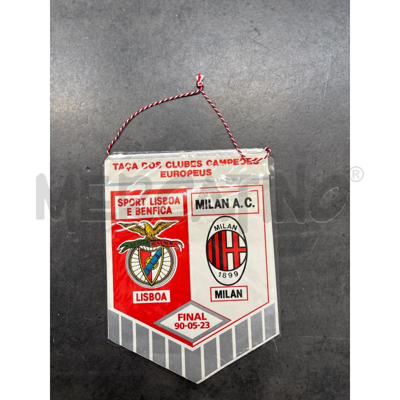 GAGLIARDETTO EUROPEI MILAN LISBONA 1990 | Mercatino dell'Usato Arcore 1