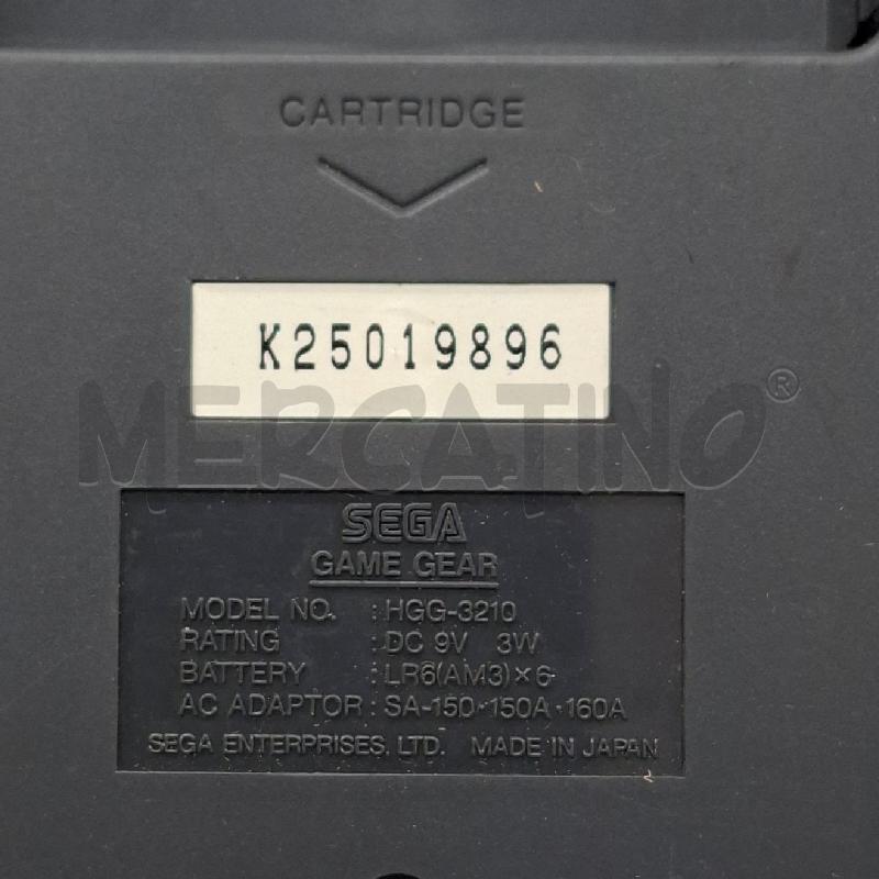 GAME GEAR SEGA  | Mercatino dell'Usato Arcore 5