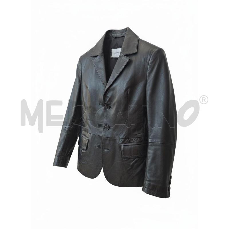 GIACCA DONNA BORGOFIORI PELLE FIORE TG M | Mercatino dell'Usato Arcore 1