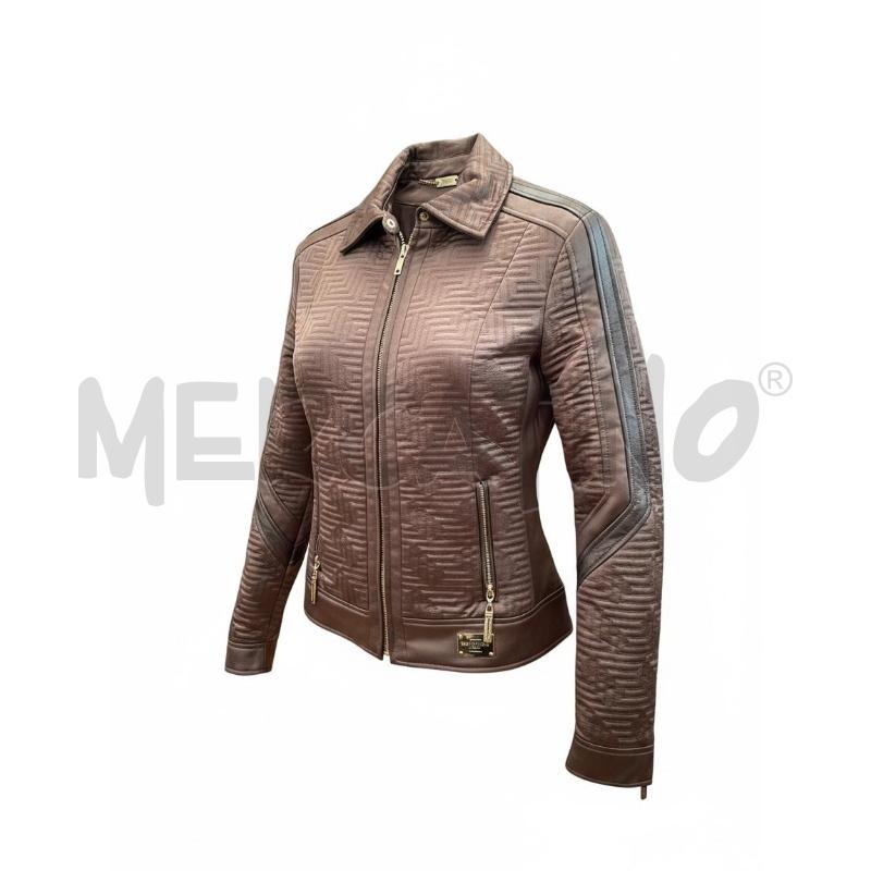 GIACCA DONNA GIANNI VERSACE MARRONE TGT 42 | Mercatino dell'Usato Arcore 1