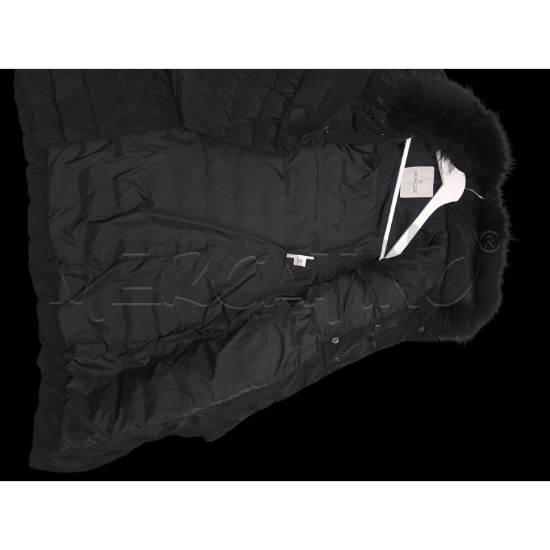 GIACCA DONNA MONCLER NERO PELO | Mercatino dell'Usato Arcore 4